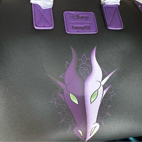 Disney Sleeping Beauty Maleficent Hand Bag and Crossbody Bag: NWT - Picture 2 of 12